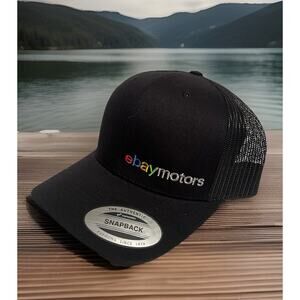 eBay Motors Baseball Hat Embroidered Colored Logo Snapback One Size eBayana